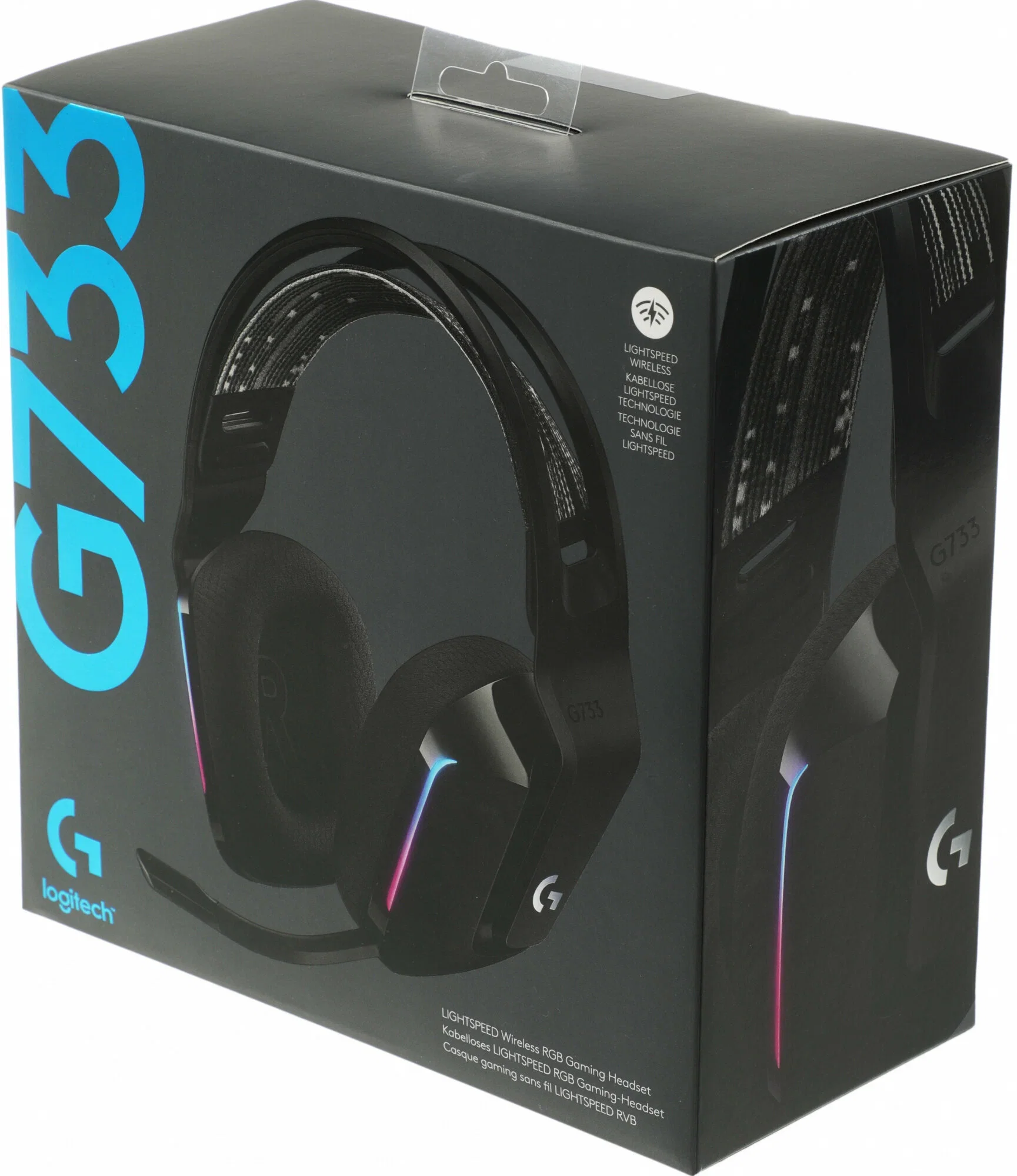 Компьютерная гарнитура Logitech G733 LIGHTSPEED черный G733b