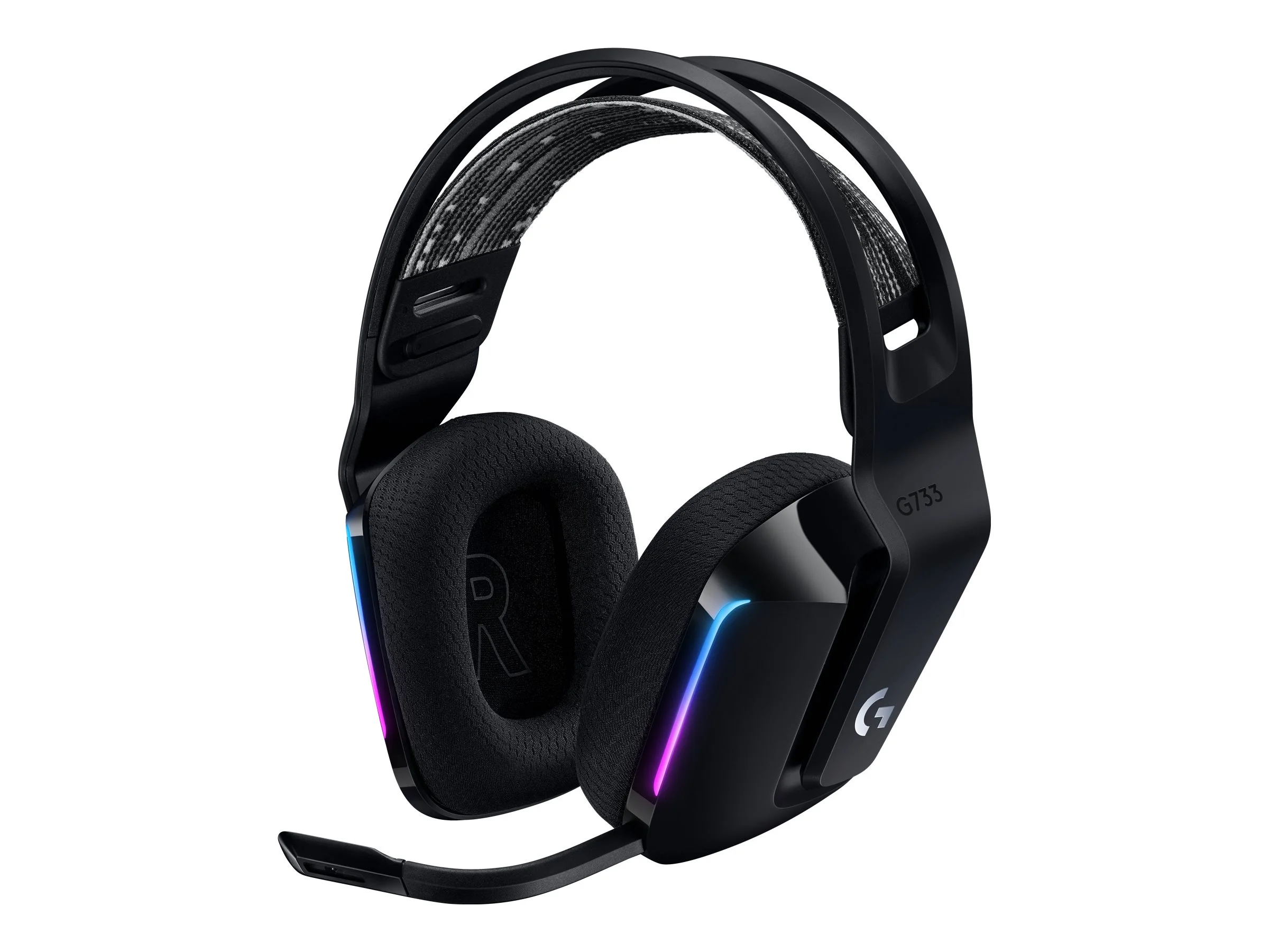 Компьютерная гарнитура Logitech G733 LIGHTSPEED черный G733b