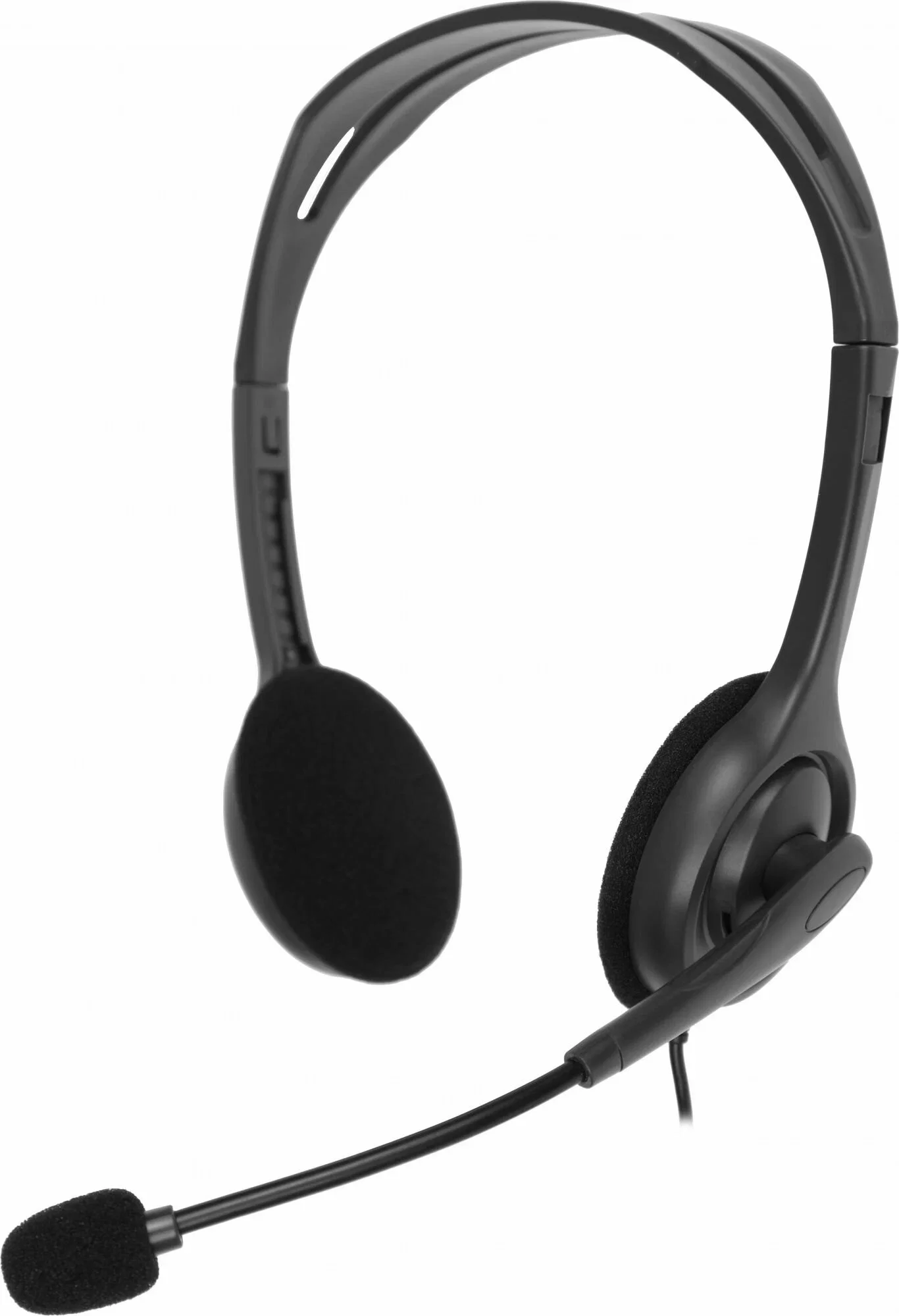 Компьютерная гарнитура Logitech H111 серый 1.8м накладные оголовье (981-000593)