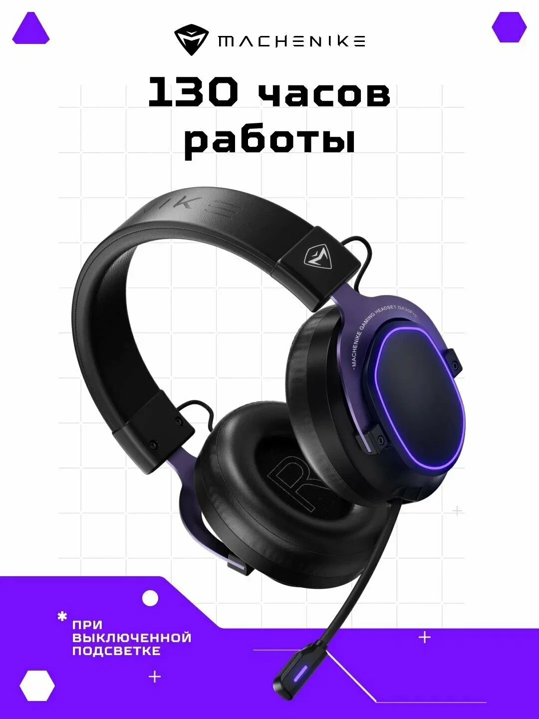 Компьютерная гарнитура Machenike GX30 Pro Midnight