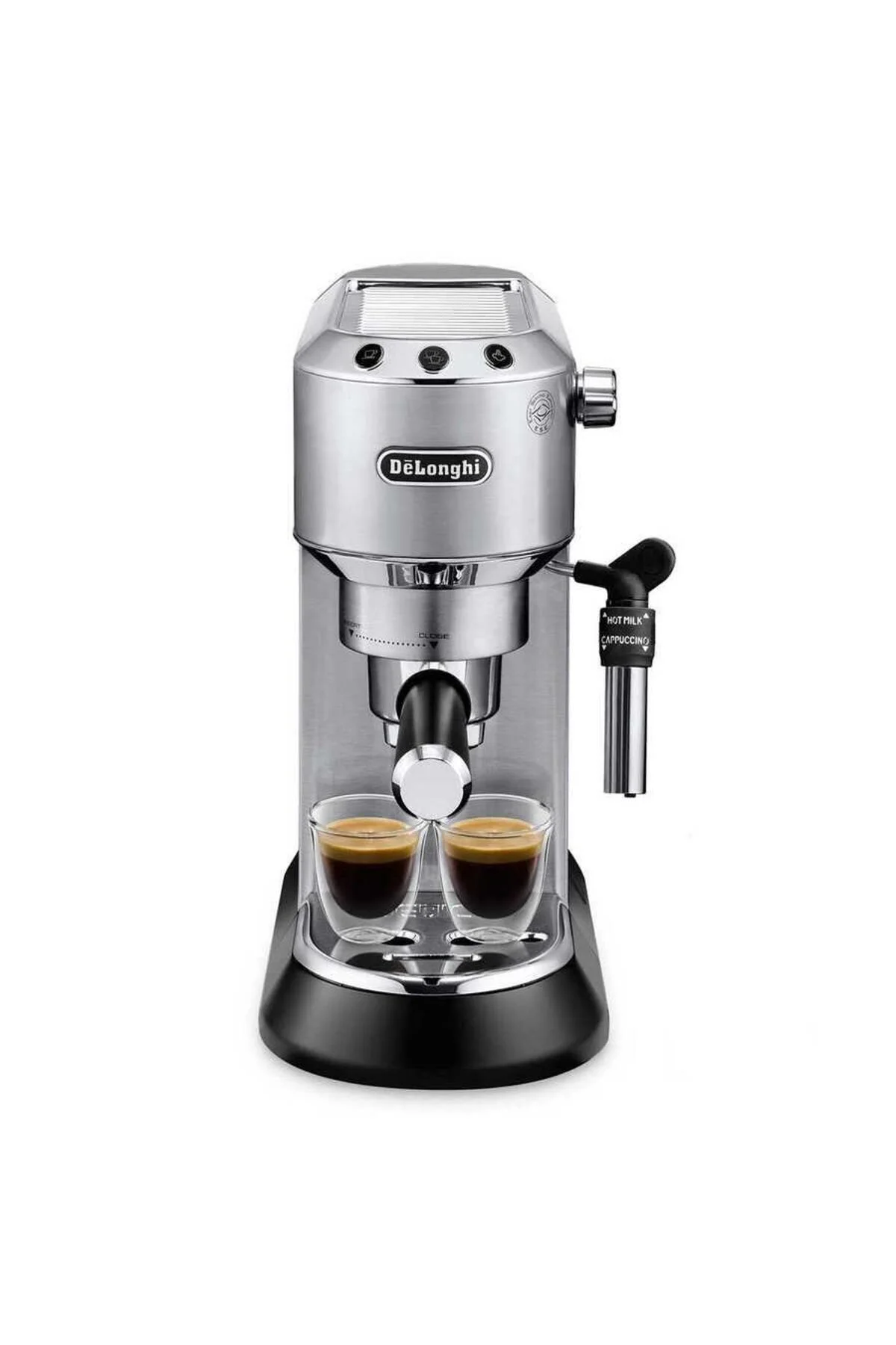 Кофеварка рожковая DeLonghi EC685.M серебристый, исп. кофе - молотый/чалды, 1.1 л, 1350 Вт, 15 бар