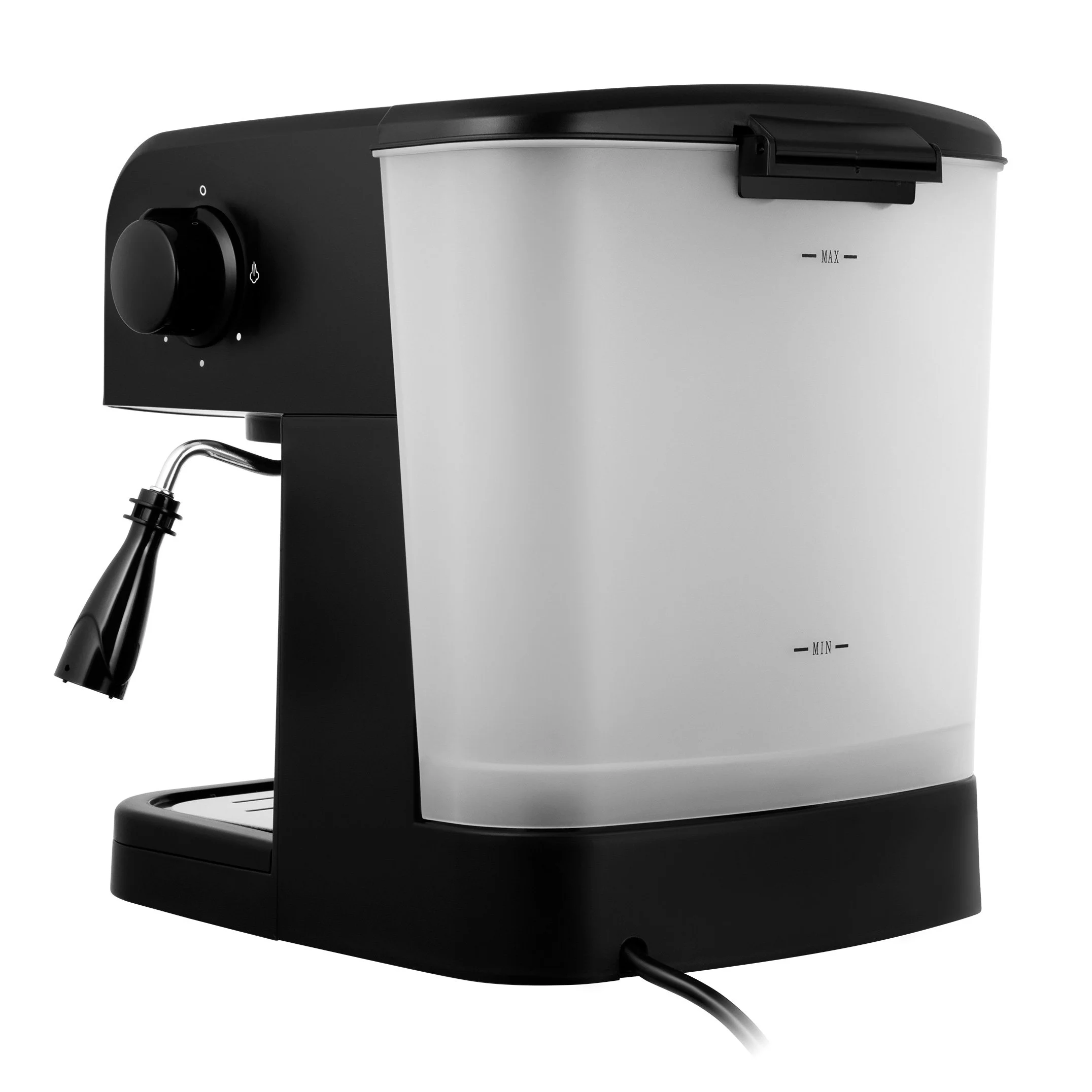 Кофеварка рожковая Maunfeld MF-734BK черный, исп. кофе - молотый/чалды, 1.5 л, 850 Вт, 15 бар