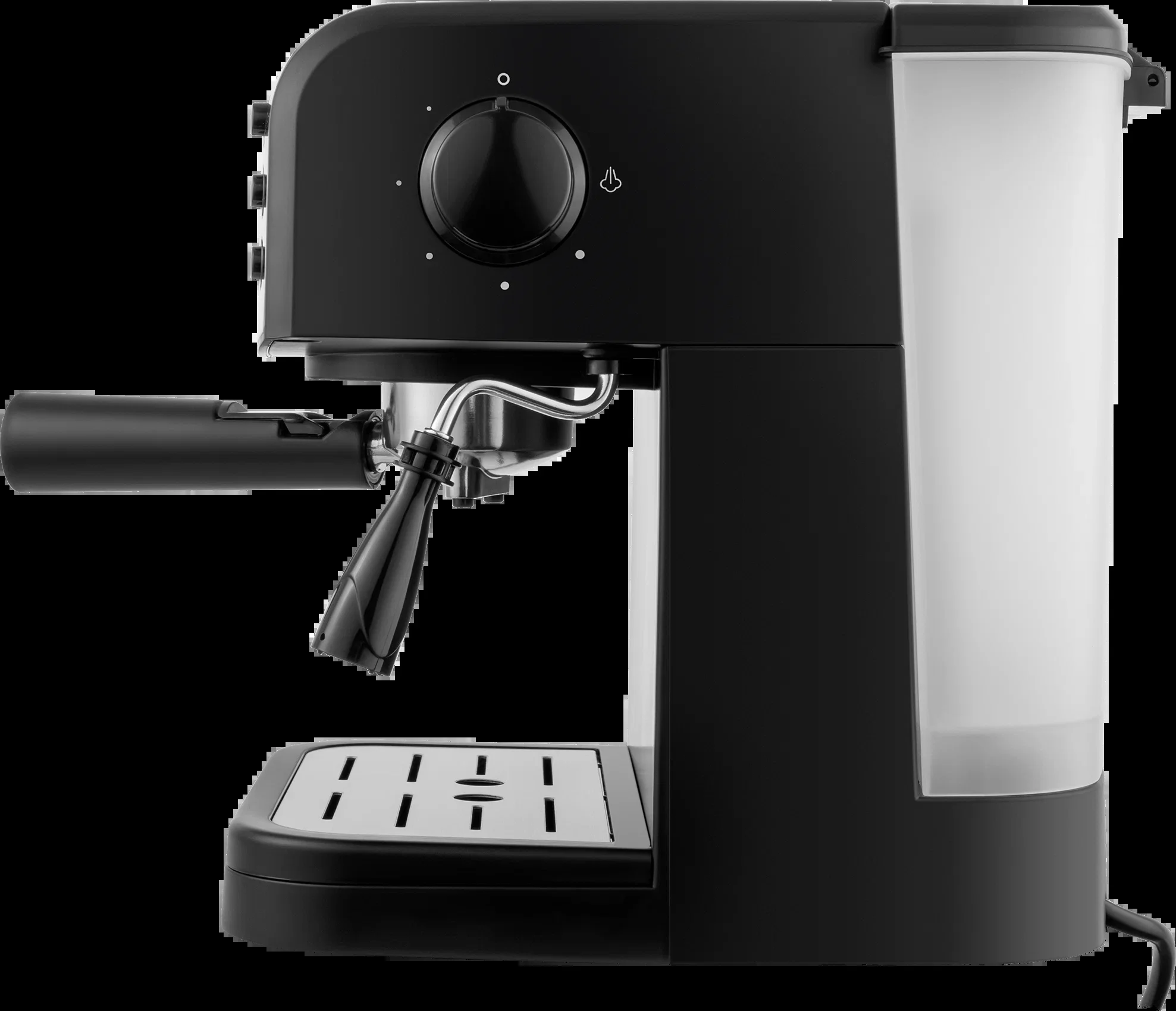 Кофеварка рожковая Maunfeld MF-734BK черный, исп. кофе - молотый/чалды, 1.5 л, 850 Вт, 15 бар