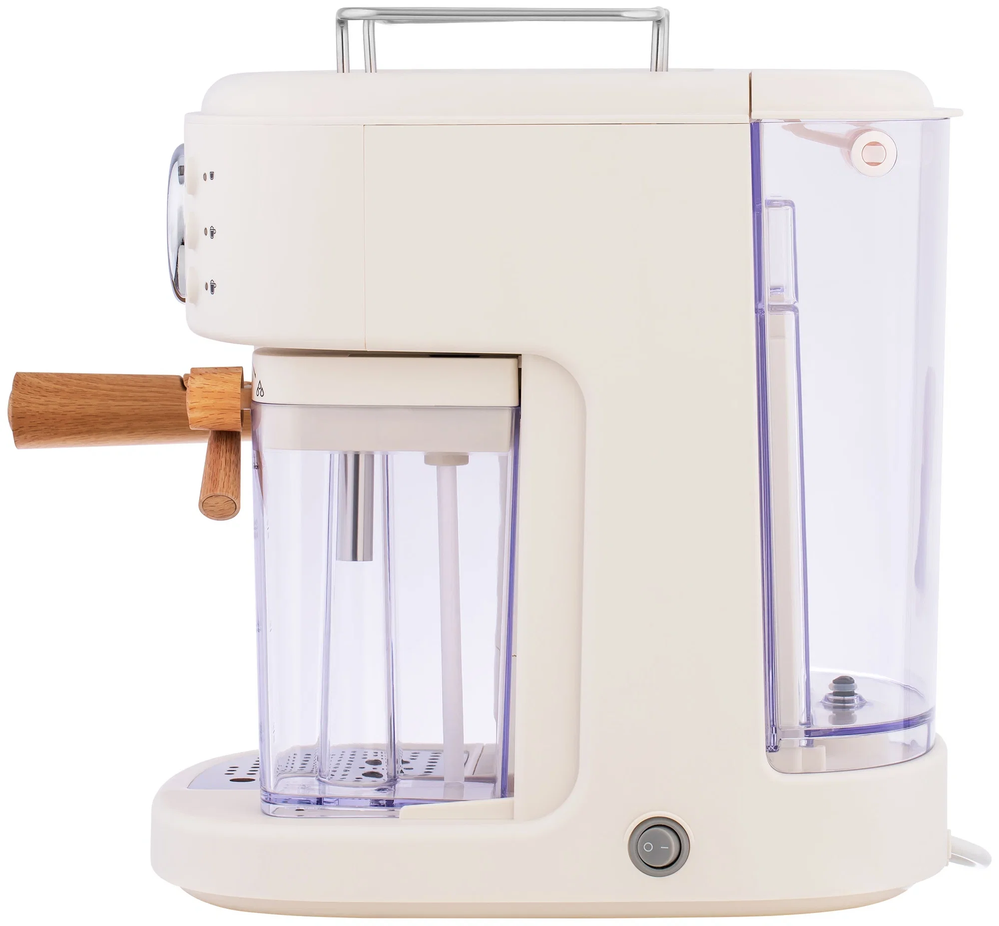 Кофеварка рожковая Maunfeld MF-737BG PRO бежевый, исп. кофе - молотый, 1.5 л, 1250 Вт, 15 бар