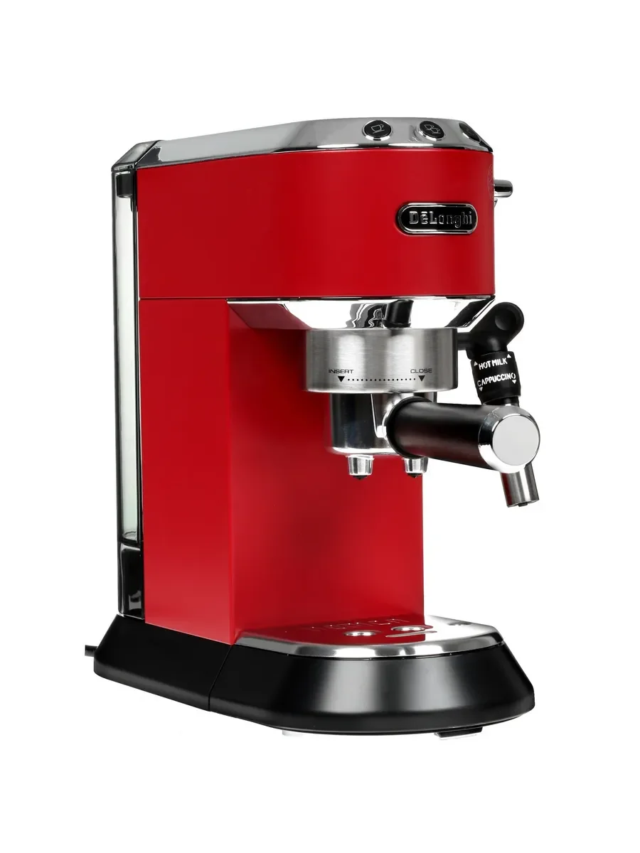 Кофеварка эспрессо DeLonghi EC685.R красный, исп. кофе - молотый/чалды, 1.1 л, 1350 Вт, 15 бар