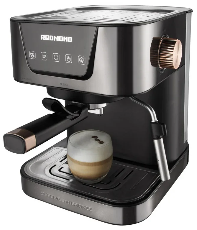 Кофеварка эспрессо Redmond RCM-CBM1514 1050Вт бронзовый