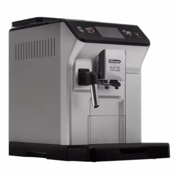 Кофемашина DeLonghi ECAM450.55.S серебристый/черный, исп. кофе - зерновой/молотый, 1.8 л, 1450 Вт, 19 бар
