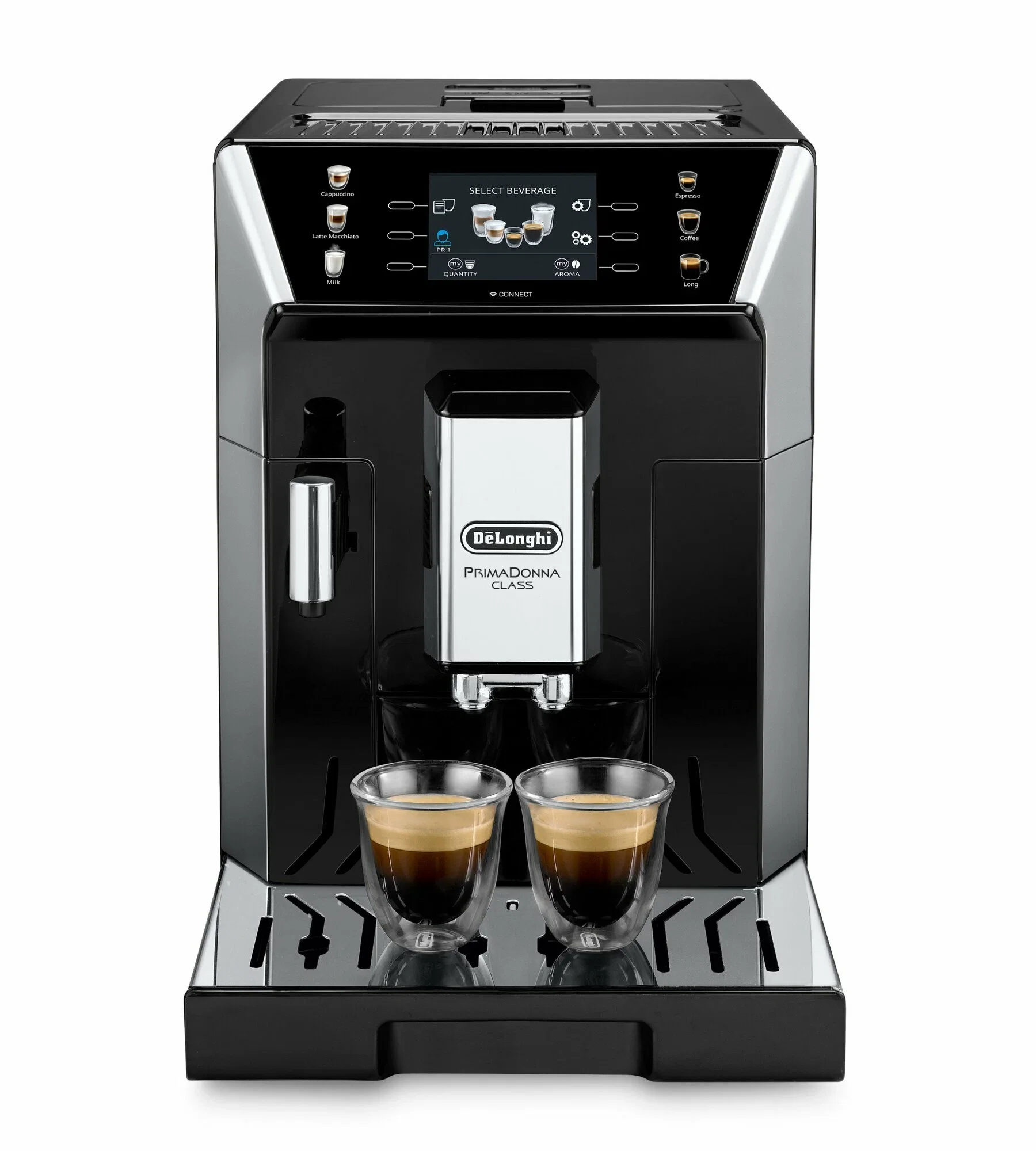 Кофемашина DeLonghi ECAM550.65.SB, черный/серебристый