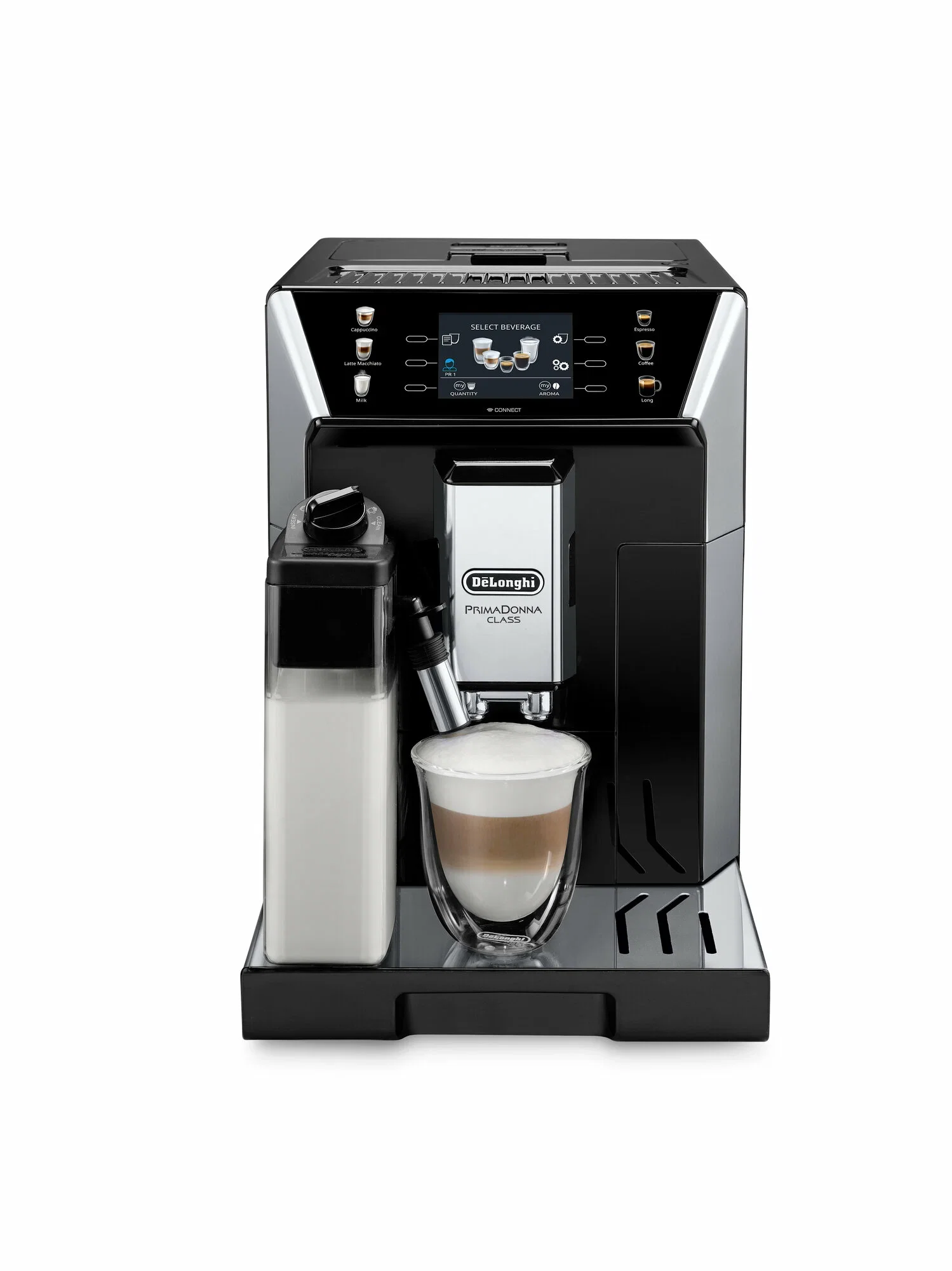 Кофемашина DeLonghi ECAM550.65.SB, черный/серебристый