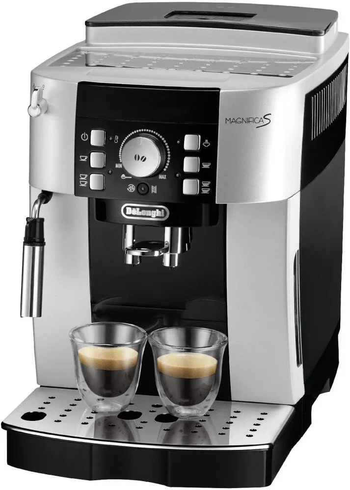 Кофемашина автоматическая DeLonghi ECAM 21.117.SB серебристый/черный, исп. кофе - зерновой/молотый, 1.8 л, 1450 Вт, 15 бар