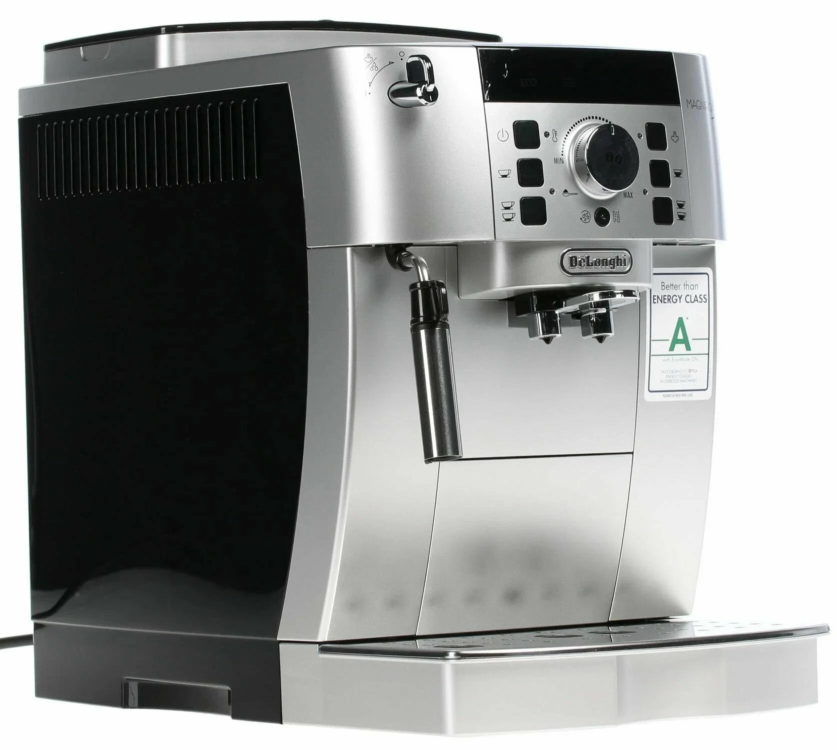 Кофемашина автоматическая DeLonghi ECAM 22.110.SB серебристый, исп. кофе - молотый/зерновой, 1.8 л, 1450 Вт, 15 Бар.