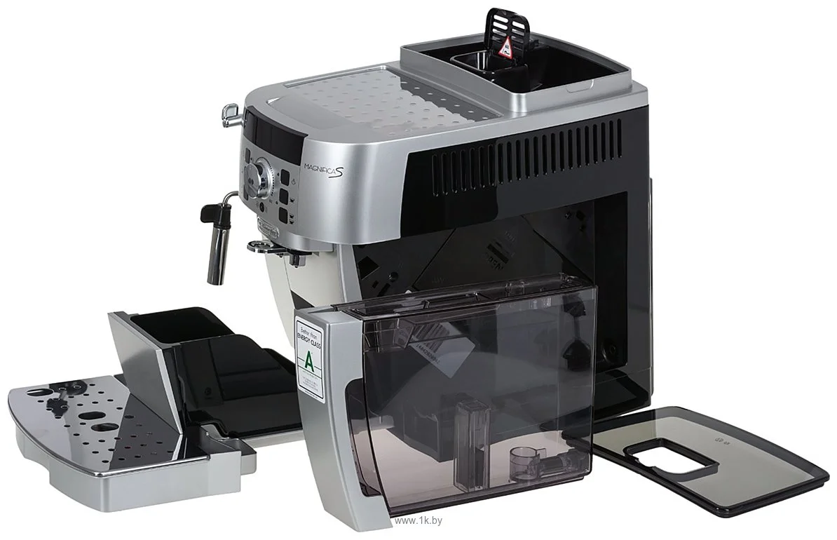 Кофемашина автоматическая DeLonghi ECAM 22.110.SB серебристый, исп. кофе - молотый/зерновой, 1.8 л, 1450 Вт, 15 Бар.
