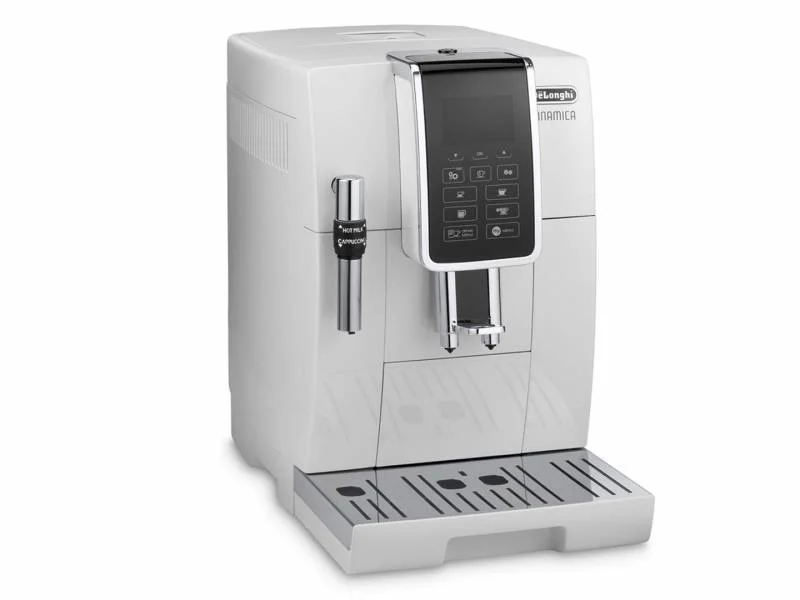 Кофемашина автоматическая DeLonghi ECAM 350.35.W белый, исп. кофе- зерновой/молотый, 1.8 л, 1450 Вт, 15 бар