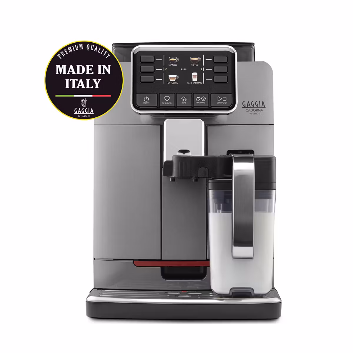 Кофемашина автоматическая Gaggia CADORNA PRES OTC AN 9604/01 серый, исп. кофе - молотый/зерновой, 1.5 л, 1850 Вт. 15 бар