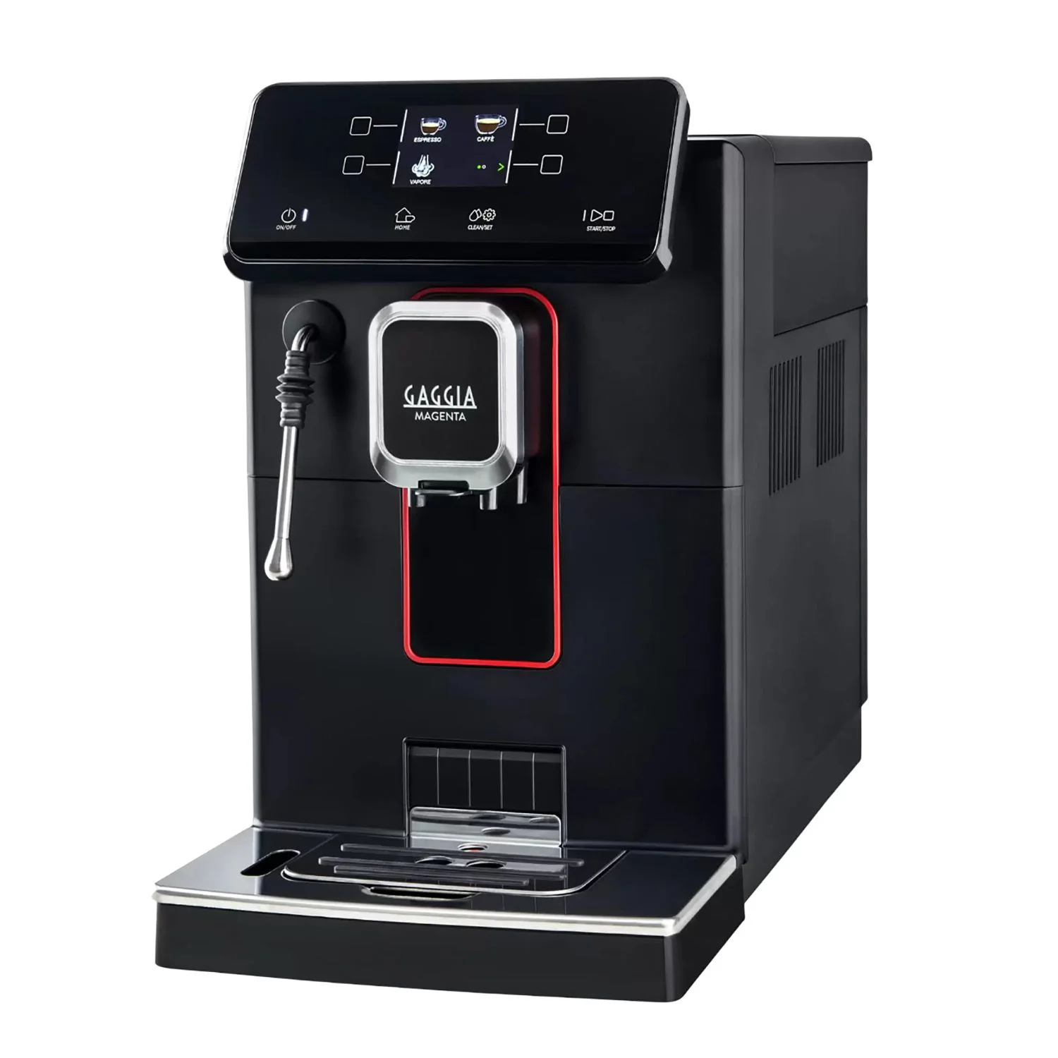 Кофемашина автоматическая Gaggia MAGENTA PLUS BK 8700/01 черный, исп. кофе - молотый/зерновой, 1.8 л, 1500 Вт, 15 бар