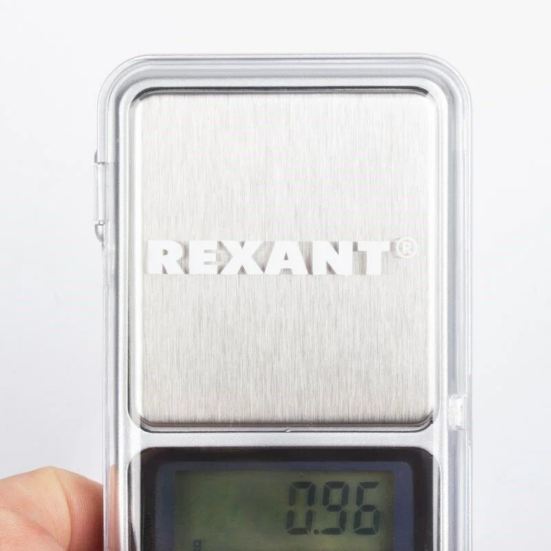 Весы карманные электронные Rexant от 0,01 до 200 грамм