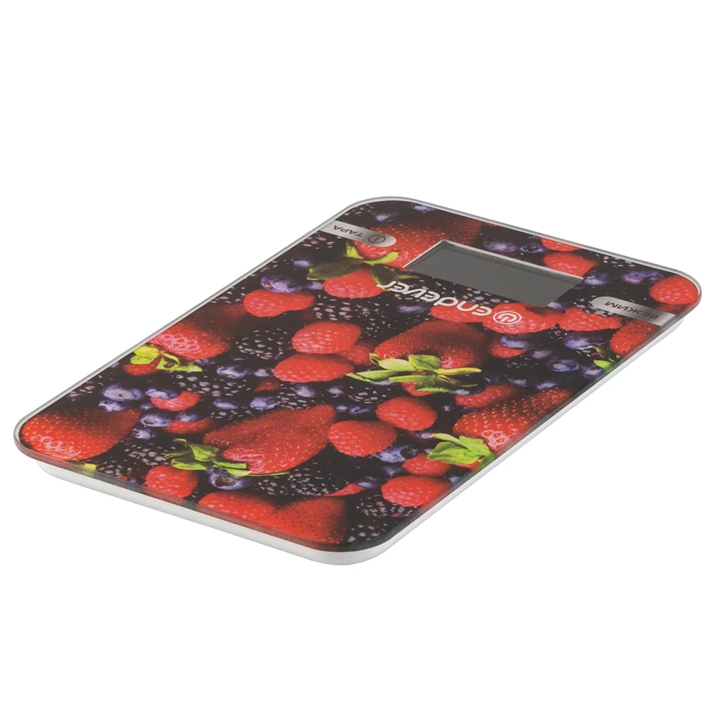Весы кухонные Endever Skyline KS-528 (5кг, стекло, ягоды)