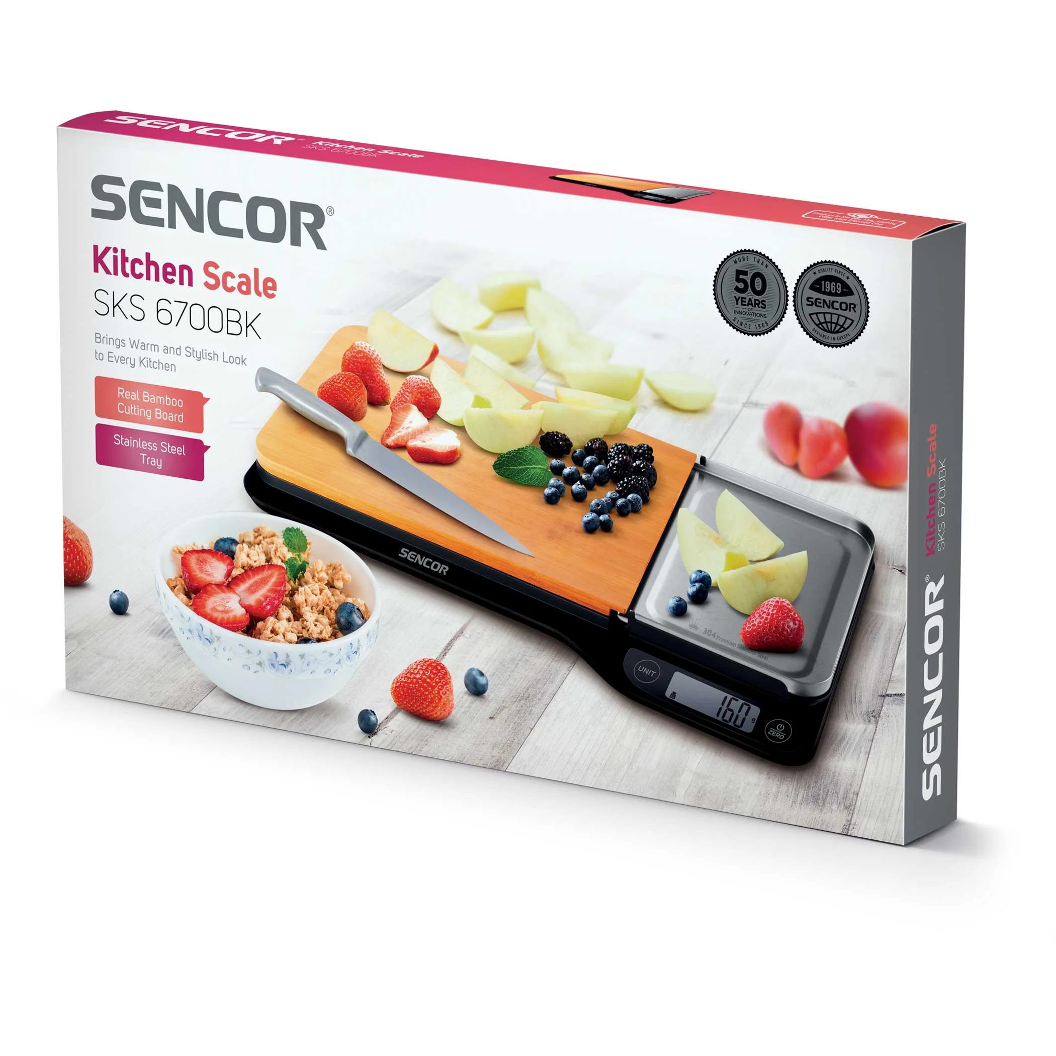 Весы кухонные Sencor SKS 6700BK
