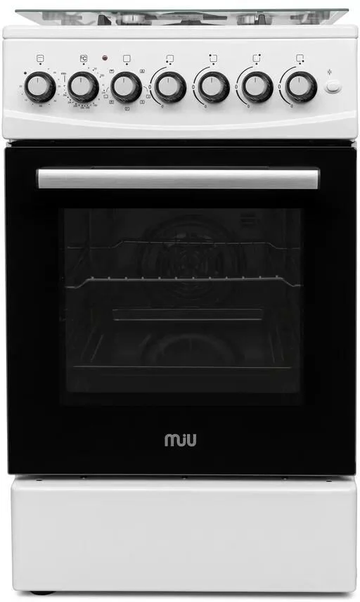 Плита комбинированная MIU Harisma 516 Lux белая (51,1х64,1х86,1 см)