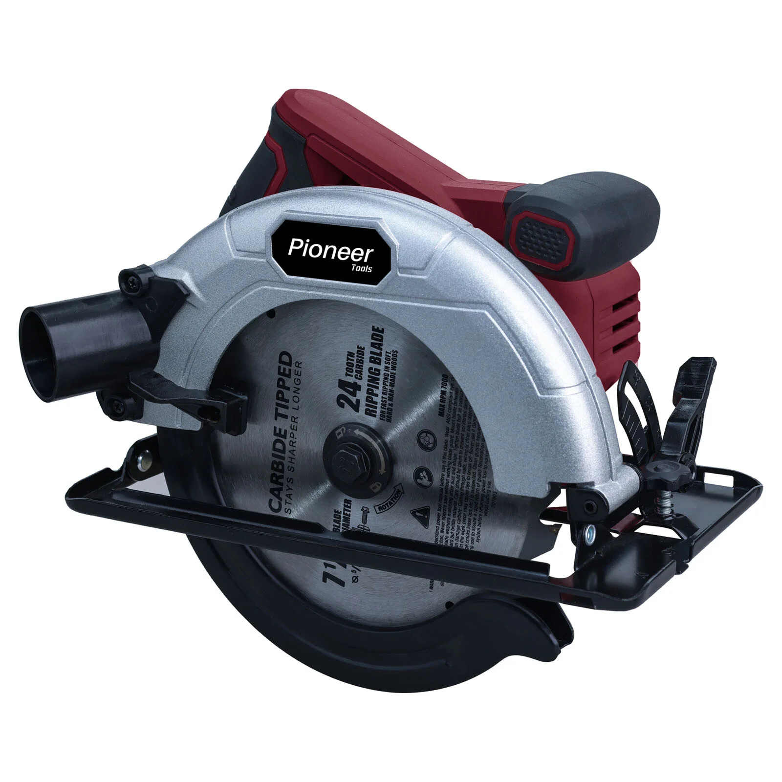 Пила дисковая Pioneer EDS-E1500-185-01, 1500Вт, 185мм, 4800об/мин, щёточный