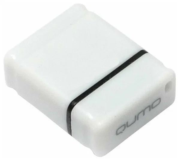 Флешка USB QUMO 16Gb, NANO QM16GUD-NANO-W белый