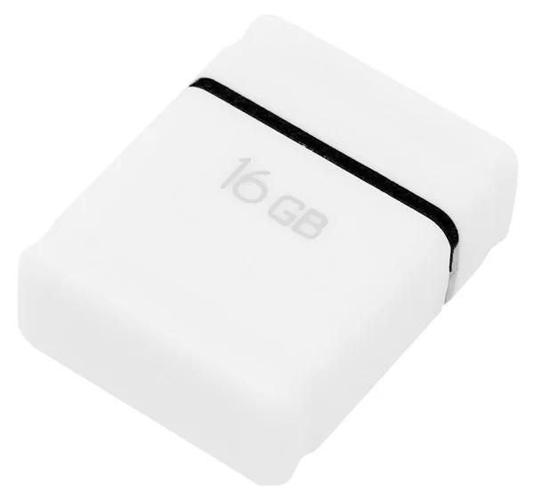 Флешка USB QUMO 16Gb, NANO QM16GUD-NANO-W белый