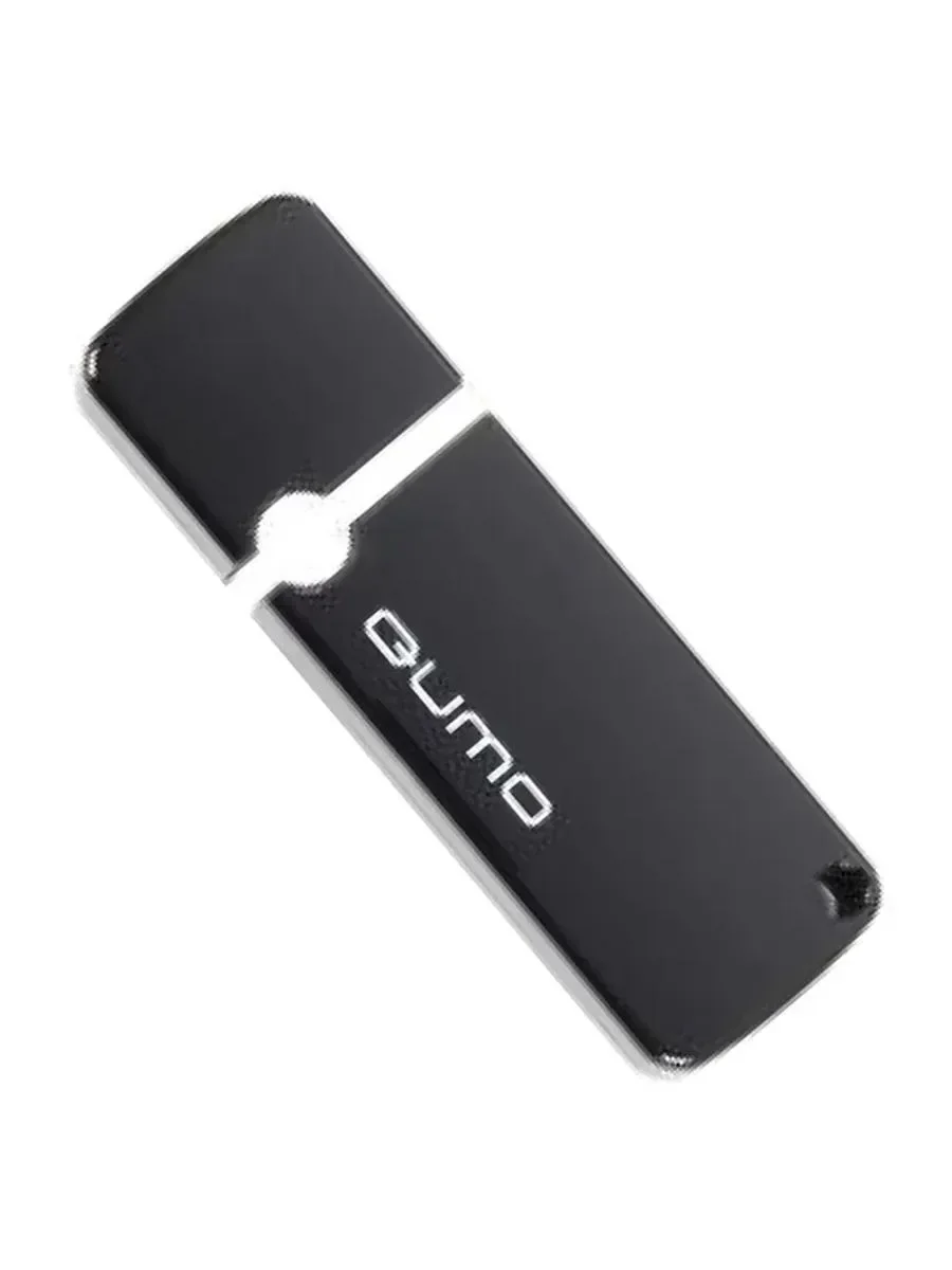 Флешка USB QUMO 8Gb, Optiva 02 Black QM8GUD-OP2 черный