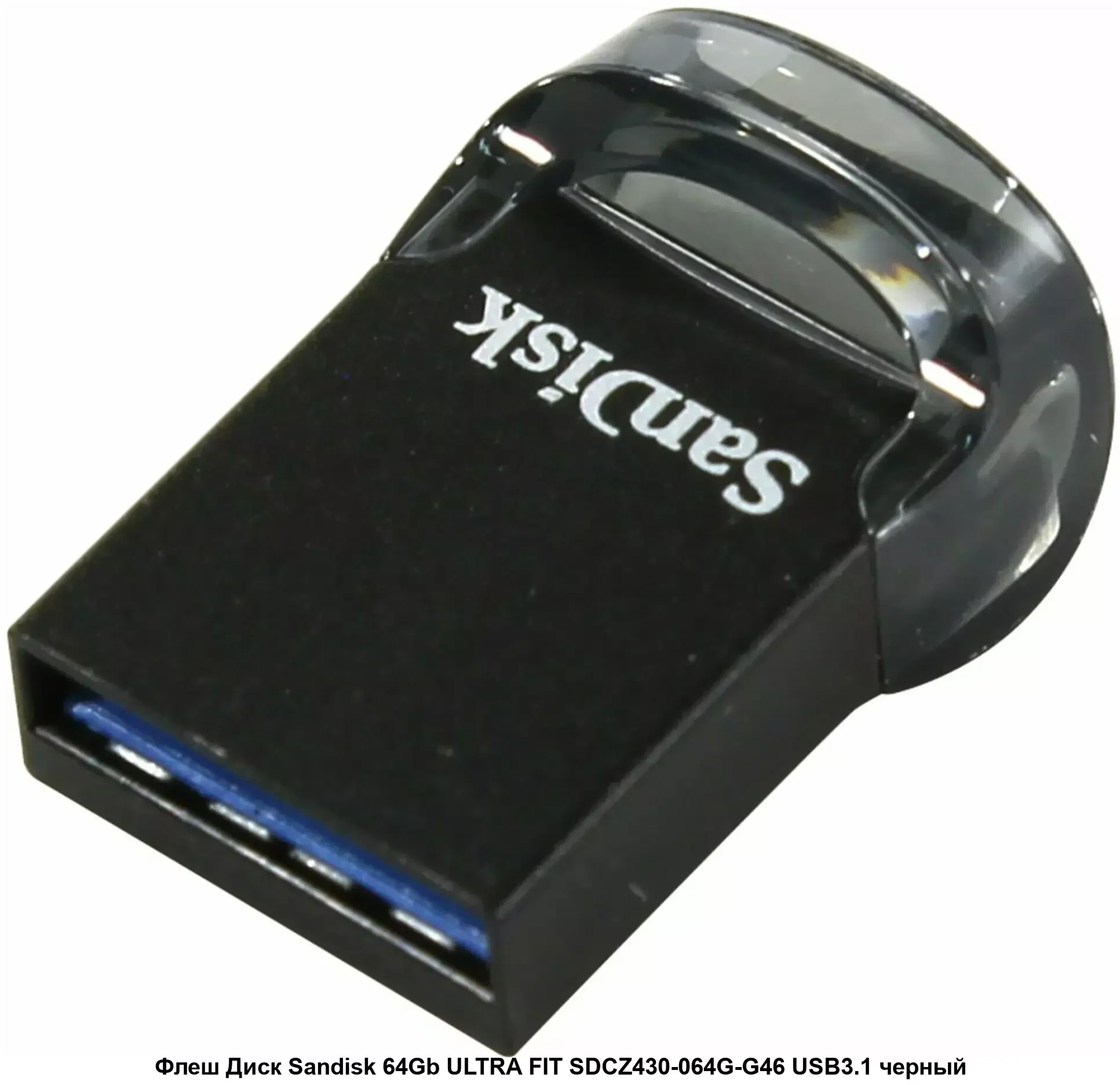 Флешка USB Sandisk 64Gb ULTRA FIT SDCZ430-064G-G46 USB3.1 черный