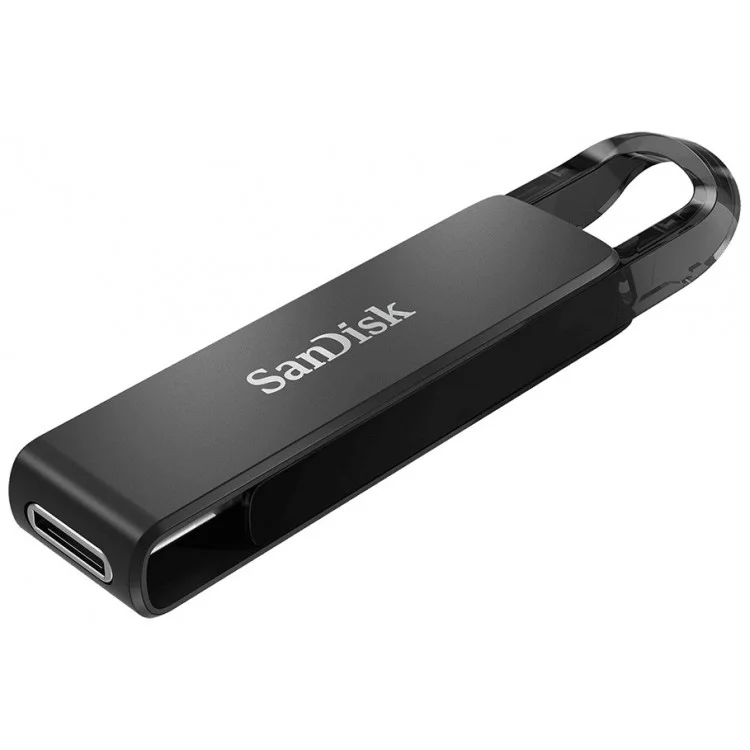 Флешка USB Sandisk CZ460 Ultra (SDCZ460-256G-G46), 256Gb, USB 3.1 Type-C, R/W 150/30, черный
