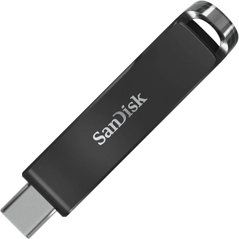 Флешка USB Sandisk CZ460 Ultra (SDCZ460-256G-G46), 256Gb, USB 3.1 Type-C, R/W 150/30, черный
