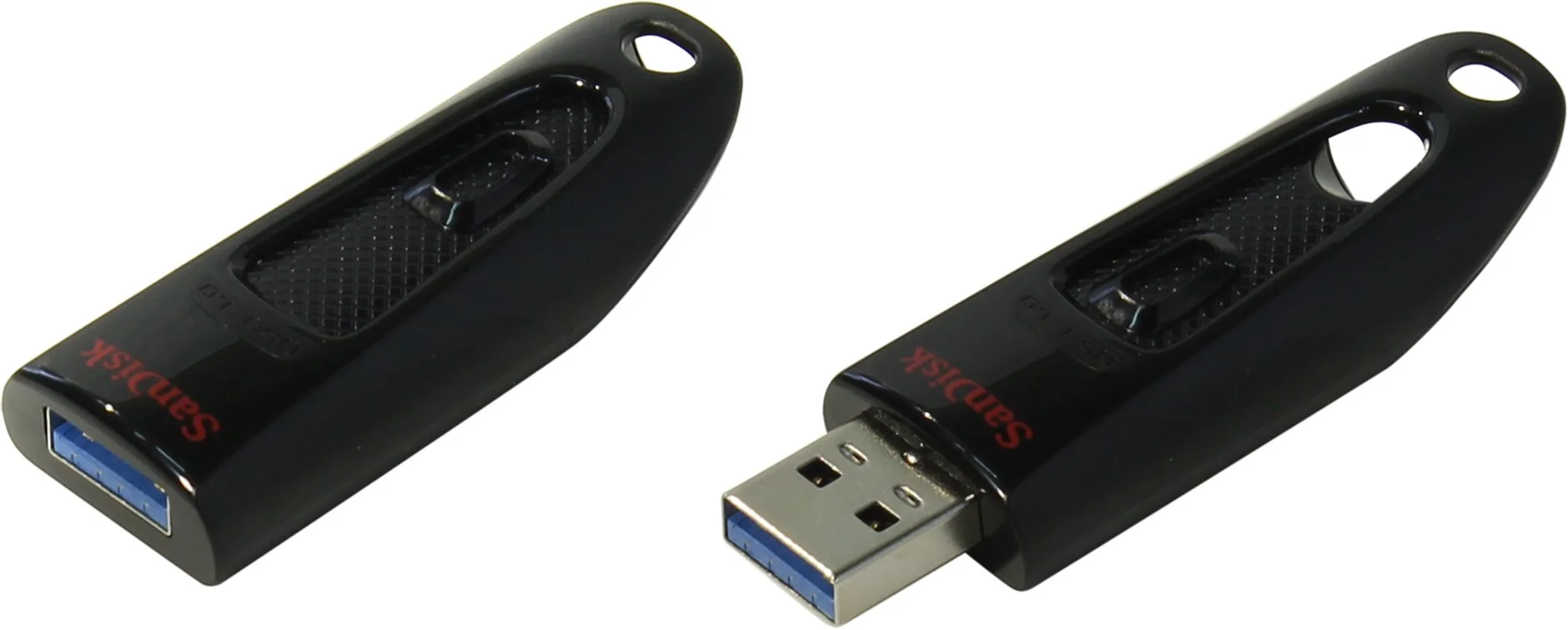 Флешка USB Sandisk CZ48 Ultra (SDCZ48-256G-U46), 256Gb, USB 3.0, R/W 130/30, черный