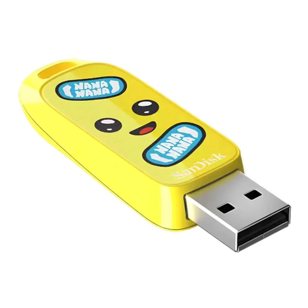 Флешка USB SanDisk Fortnite, Peely Edition 64Gb SDCZIF-064G-G46, USB3.2, желтая
