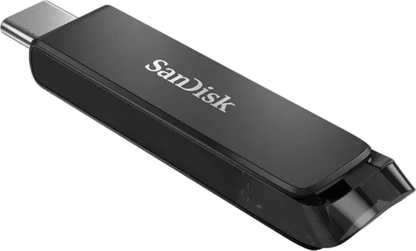 Флешка USB SanDisk SDDDC 256Gb SDDDC6-256G-G46, USB3.2 Type-C, черная