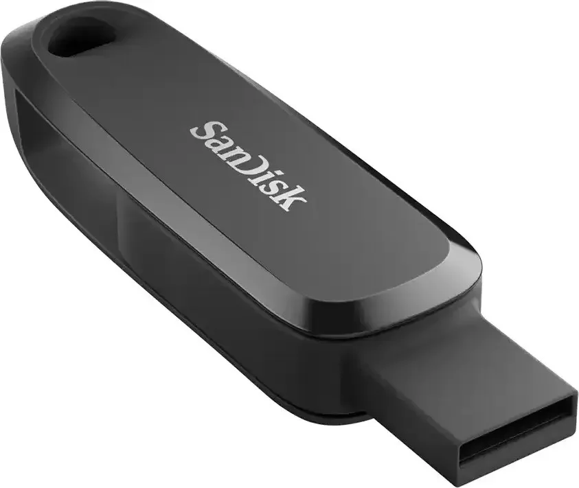 Флешка USB SanDisk SDDDC 512Gb SDDDC6-512G-G46, USB3.2 Type-C, черная