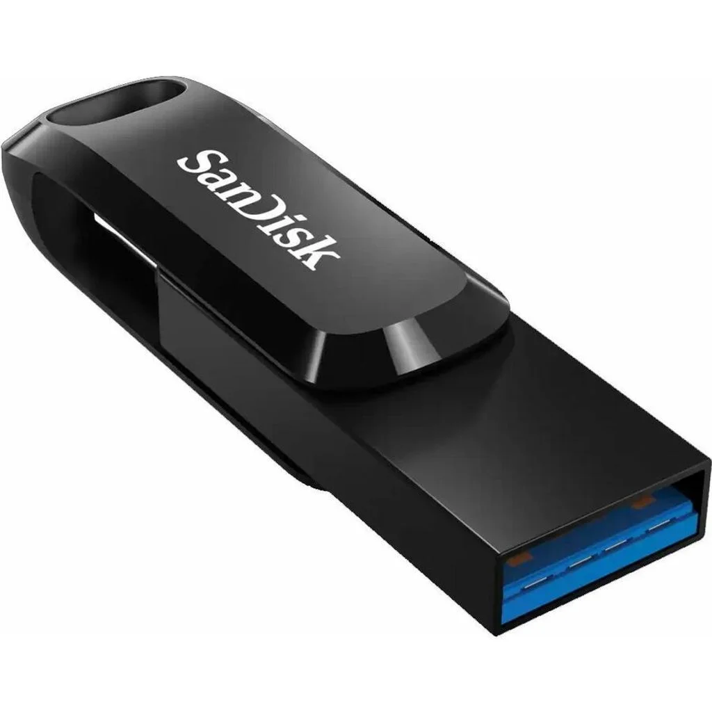 Флешка USB SanDisk SDDDC3 1Tb SDDDC3-1T00-G46, USB3.1 Type-C, черная