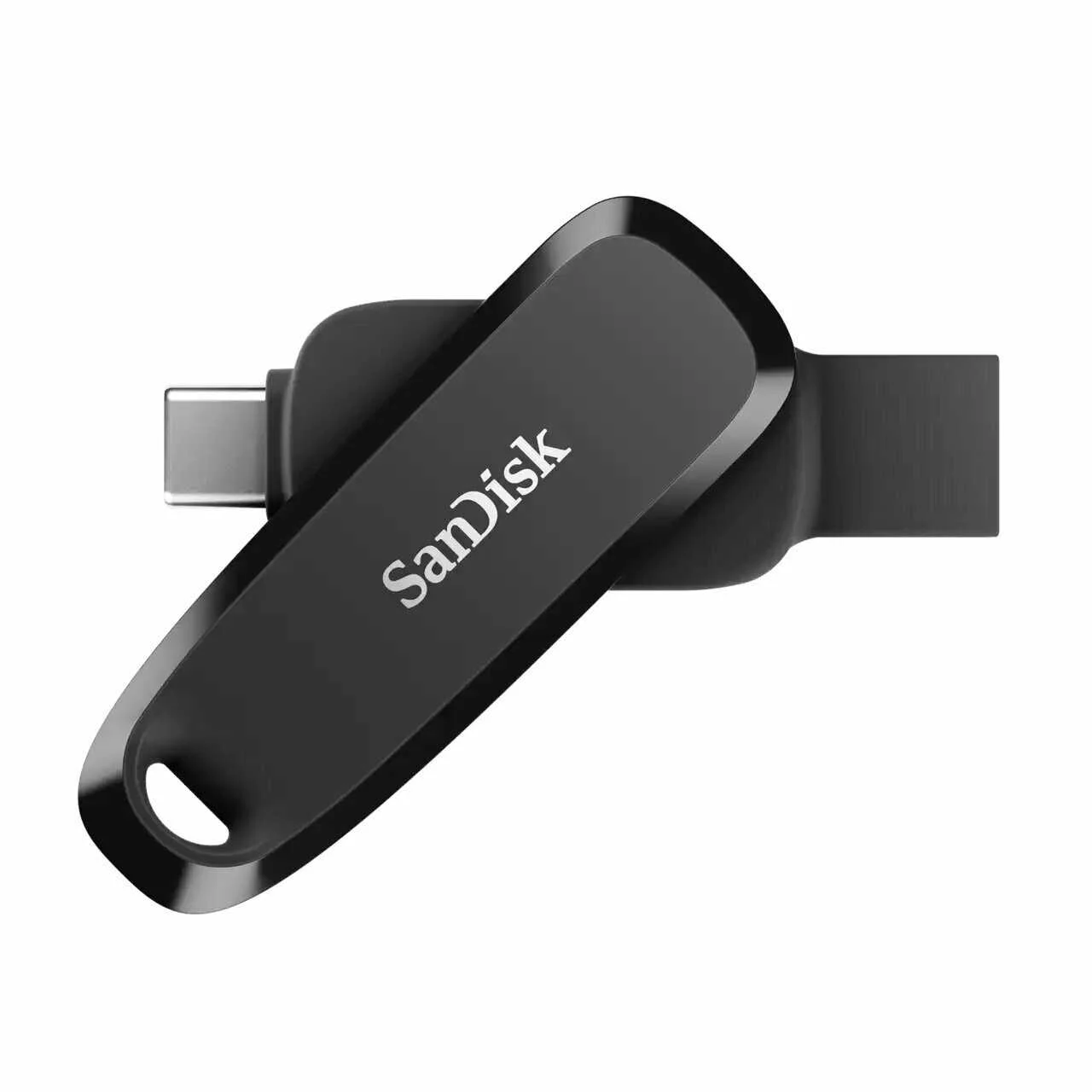 Флешка USB SanDisk SDDDC6 (SDDDC6-128G-G46), 128Gb USB3.2/Type-C, R/W 100/30, черная