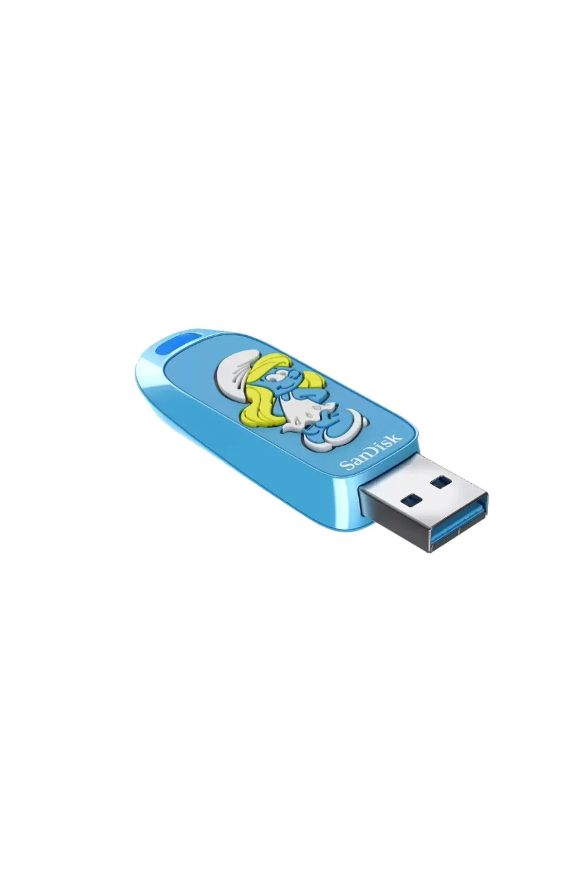 Флешка USB SanDisk Smurfs 128Gb SDCZIS-128G-G46, USB3.2, синяя