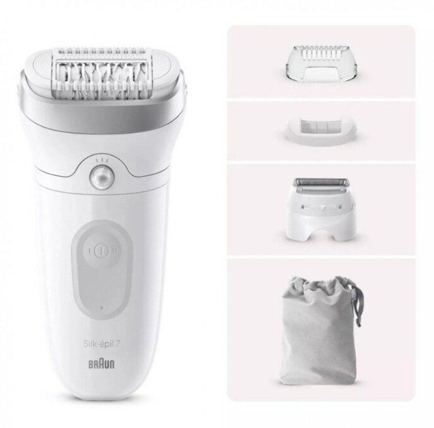 Эпилятор Braun SE 7-041 (2скорос. 40 пинцетов 7 насадок)