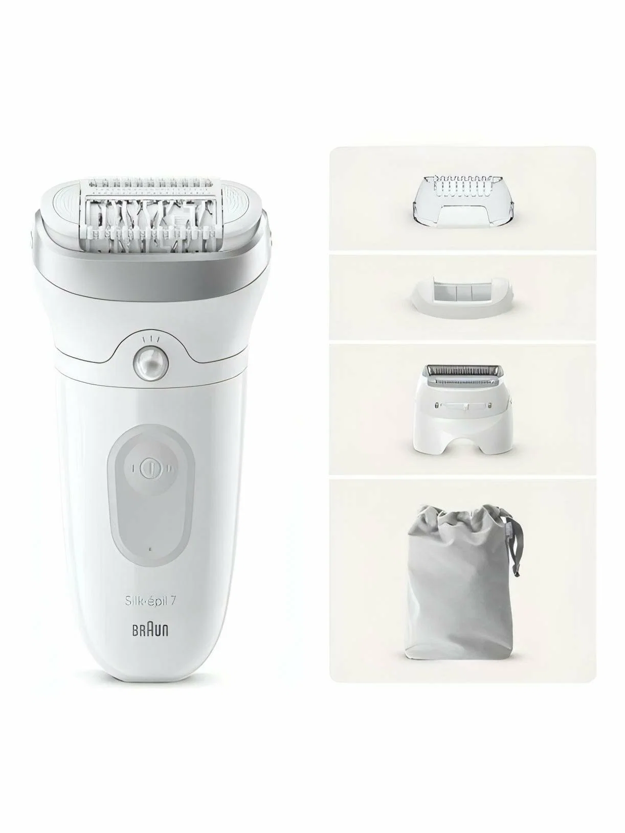 Эпилятор Braun SE 7-041 (2скорос. 40 пинцетов 7 насадок)
