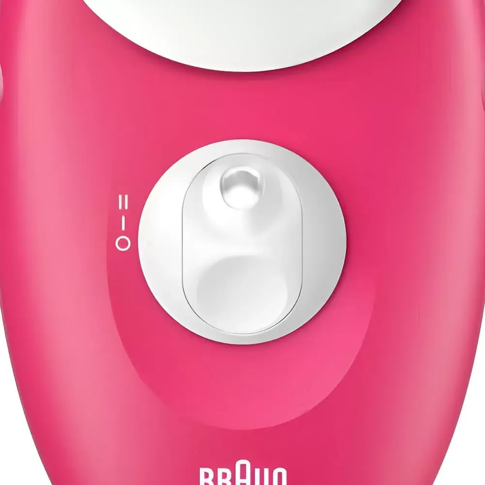 Эпилятор Braun SE3-202 скорости - 2, пинцетов/дисков - 20, съемные насадки/головки - 2 шт, от сети