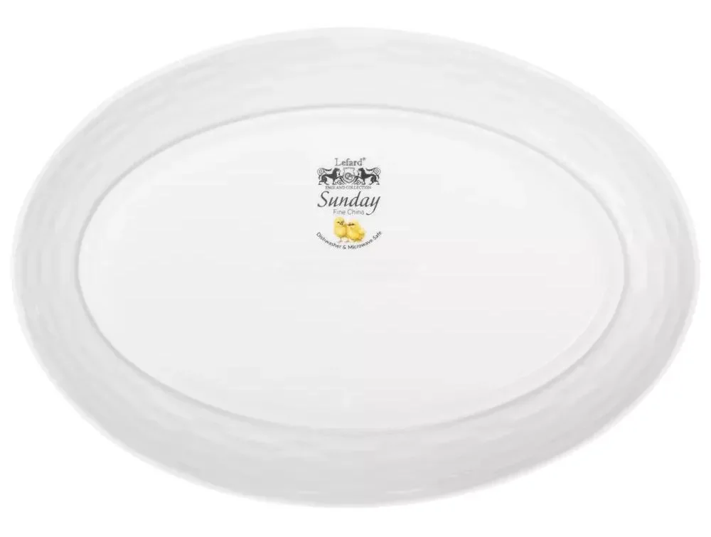 БЛЮДО ОВАЛЬНОЕ LEFARD "SUNDAY"   26*18,3*3,8 СМ (КОР=12ШТ.)