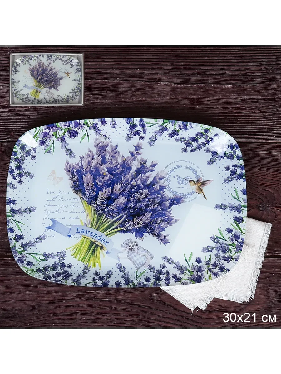 Блюдо сервировочное для подачи глубокое 30х21 см /S445012C -DD437 /уп 12/ 719768