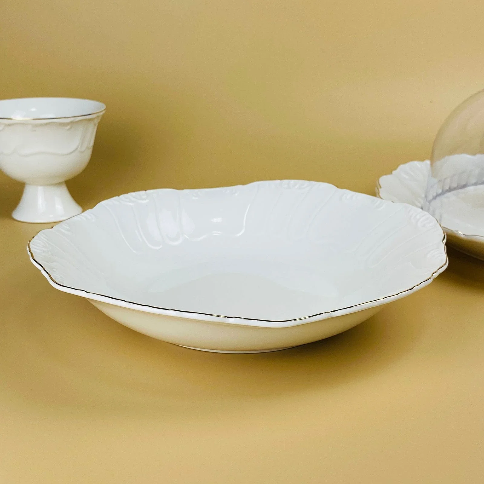 Блюдо фарфоровое Crocus, 8.1х8.1х1.8 см
