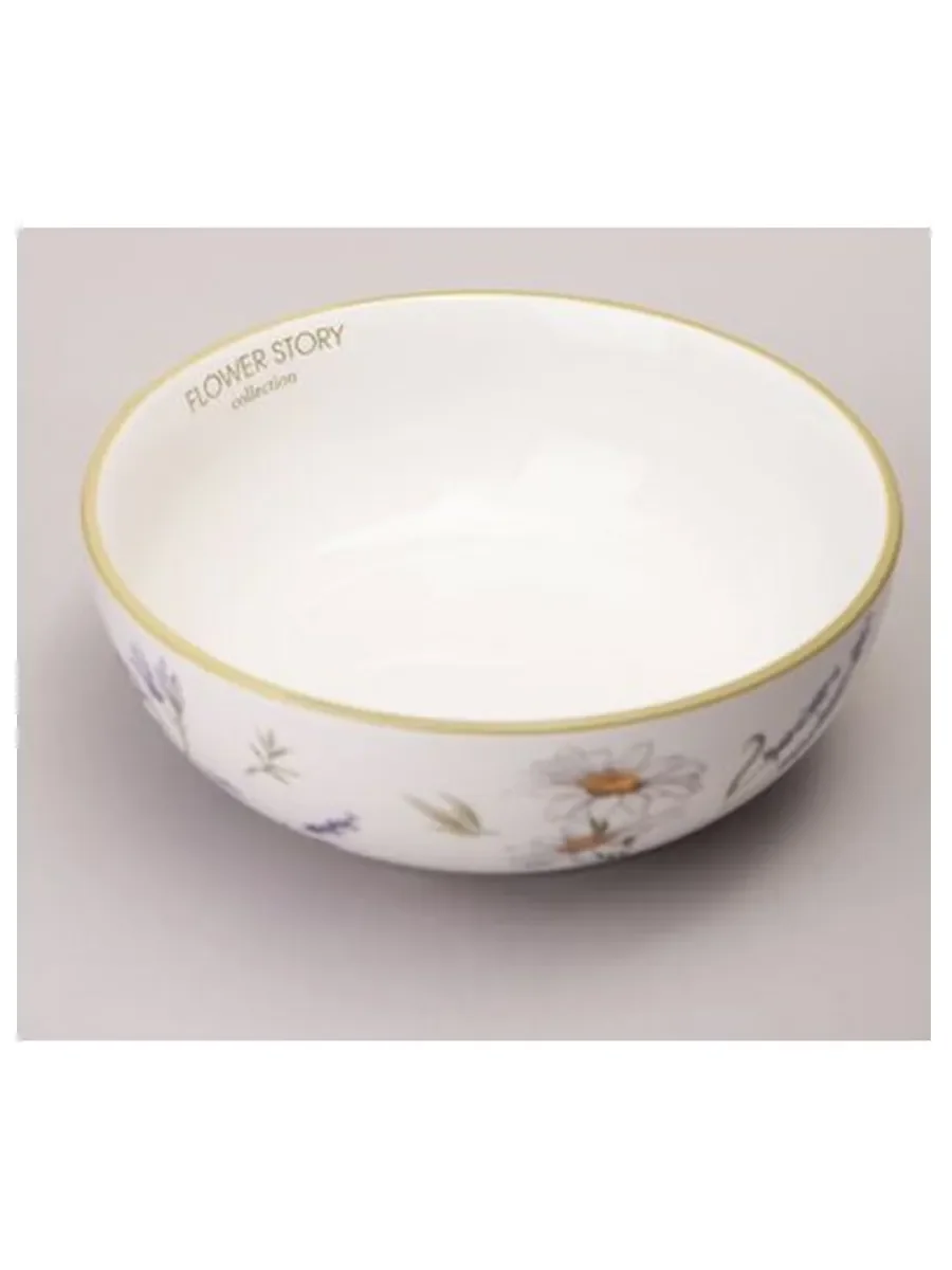 САЛАТНИК AGNESS "FLOWER STORY" 16,5*6 СМ 800 МЛ (КОР=24ШТ.)
