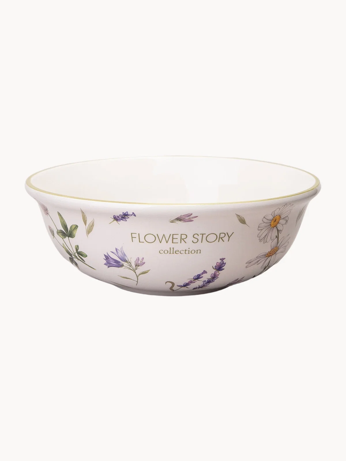 САЛАТНИК AGNESS "FLOWER STORY" 21,5*7,5 СМ 1350 МЛ (КОР=8ШТ.)