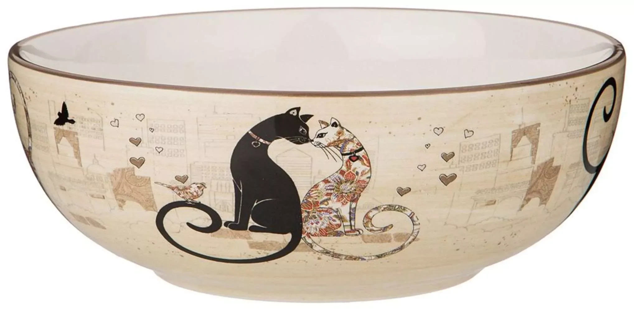 САЛАТНИК AGNESS "ПАРИЖСКИЕ КОТЫ" 21,5*7,5 СМ 1350 МЛ (КОР=8ШТ.)