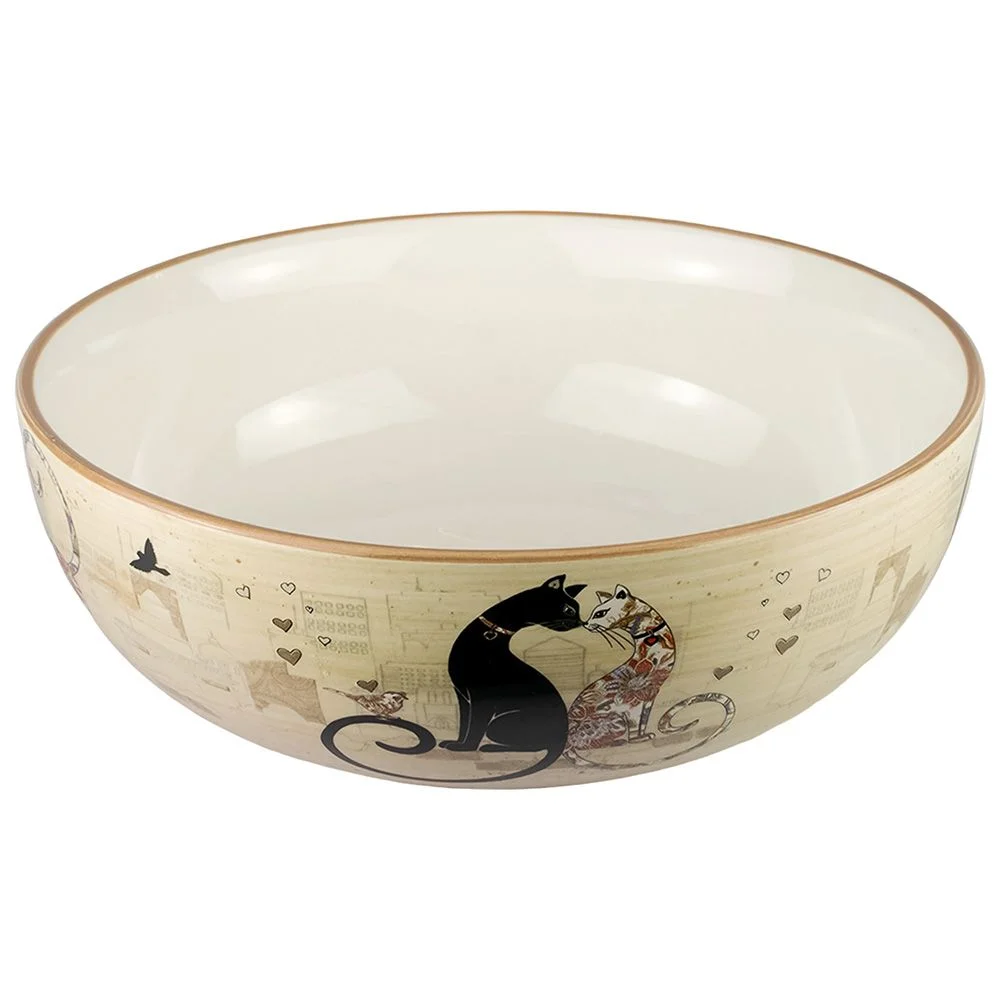 САЛАТНИК AGNESS "ПАРИЖСКИЕ КОТЫ" 21,5*7,5 СМ 1350 МЛ (КОР=8ШТ.)