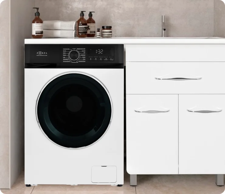 Стиральная машина Zugel ZWS7120I Inverter Steam, белая