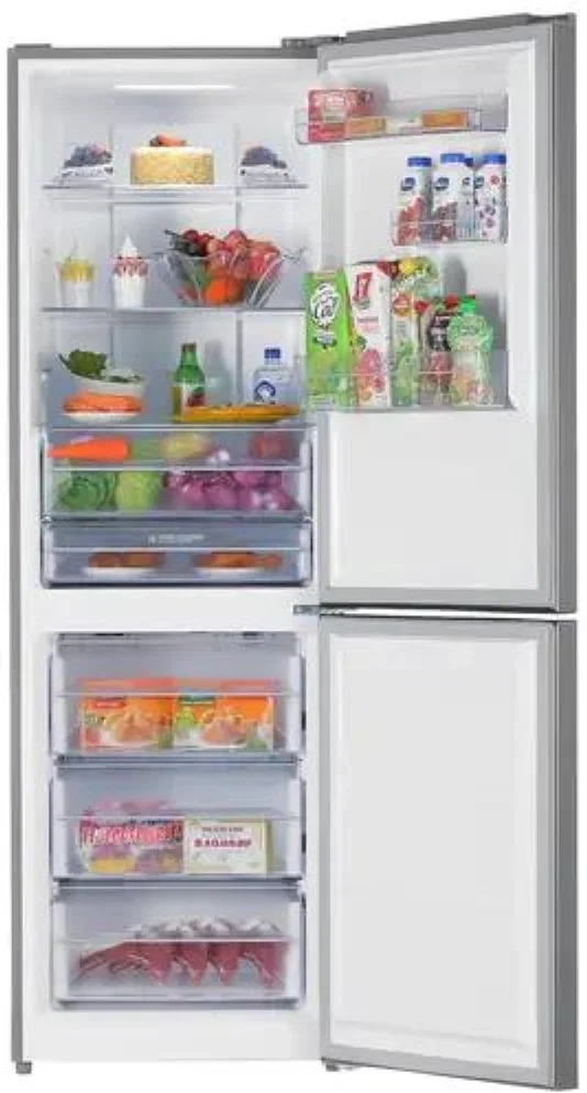Холодильник двух.кам. нижн.мороз KRAFT TNC-NF402X Total No Frost, 600x665x1840