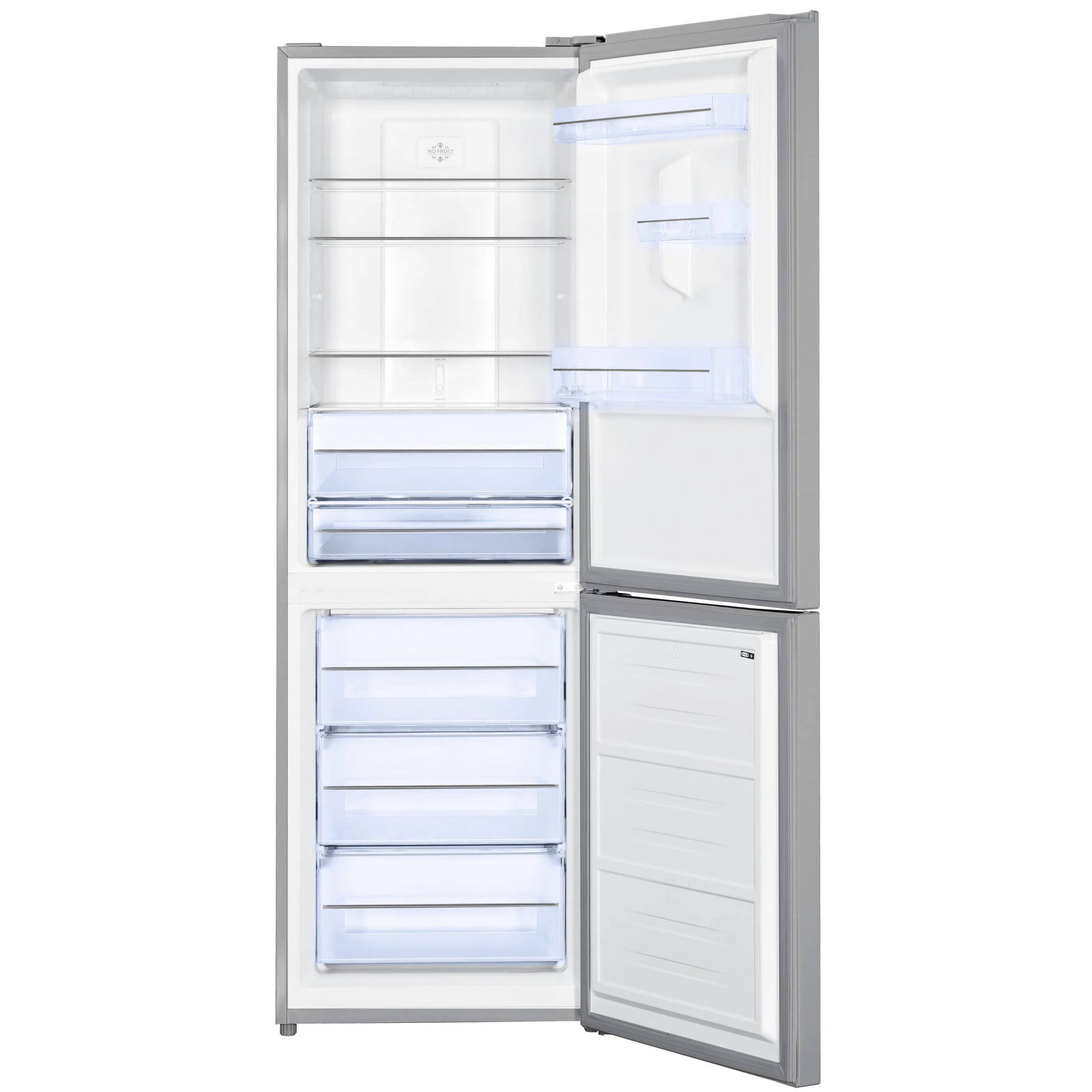 Холодильник двух.кам. нижн.мороз KRAFT TNC-NF402X Total No Frost, 600x665x1840